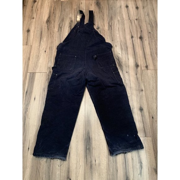 Carhartt Vintage Union Made Bib Overalls |Quilted |Adjustable Straps  42x30 MDT - Picture 8 of 11